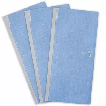 PLUS Plus Note Memo Pad A4 x NS Series Горизонтальная линейка 3 книги Синий x 3 Ka.Crie 1/3 77-761