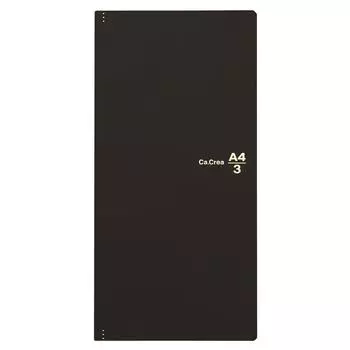 PLUS Plus Note Memo Pad Graph 5 мм A4 x Premium Cloth Matte Black Ka.Crie 1/3 77-926