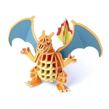 PLUS Pokemon Charizard Paper 3D 3D головоломка DIY набор для творчества, который понравится всем, от учеников начальной школы до взрослых. Развивающая игрушка для оранжевый