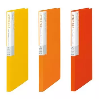 Plus PP Letter File A4 2 Hole Deja Vu Warm Tone Pack FL-101DP