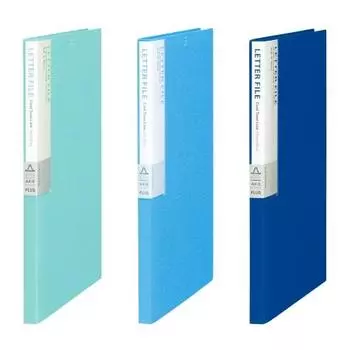 Plus PP Letter File A4 2 Hole Deja Vu FL-101DP Cool Tone Pack