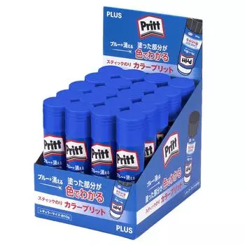 Plus Pritt Glue Stick Glue Color Pritt Regular Size 20 Pieces 29-72220