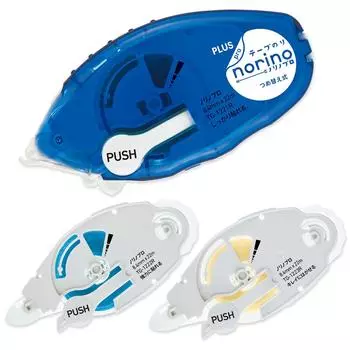 Plus Pritt Tape Glue Norino Pro 2 refill tapes included (Sticks firmly) + (Strong & Beautiful)