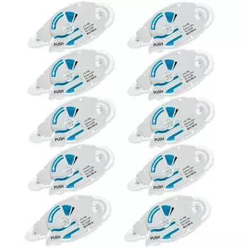 Plus Pritt Tape Glue Norino Pro Refill Tape 22 м x набор из 10 x 10 (Сильная адгезия) 8,4 мм 39-255