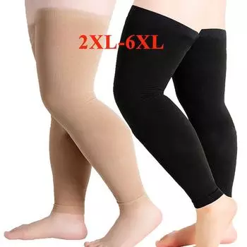 Плюс размер 1 пара женские и мужские компрессионные чулки антистрессовые спортивные носки компрессионные носки 2XL