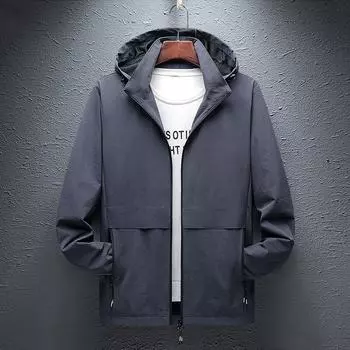 Плюс Размер 8xl Мужская Куртка Ветрозащитные Куртки Спортивные Зимние Пальто Военная Верхняя Одежда Ветровка 8XL чёрный