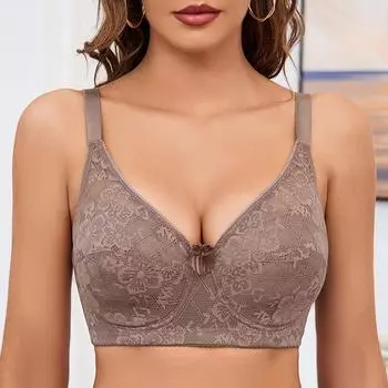Плюс Размер Кружевной Бюстгальтер Полное Покрытие Женщин Минимайзер Бюстгальтер Сексуальное Тонкая Чашка Нижнее Белье CD DD Чашка