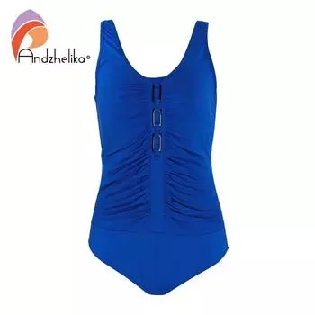Плюс размер купальники сплошной цельный купальник для женщин монокини купальные костюмы летние пляжные складки закрывают живот