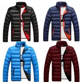 Плюс размер осень и зима модное американское утолщенное спортивное пальто модная мужская уличная свободная повседневная однотонная куртка для мужчин 2XL темно-синий