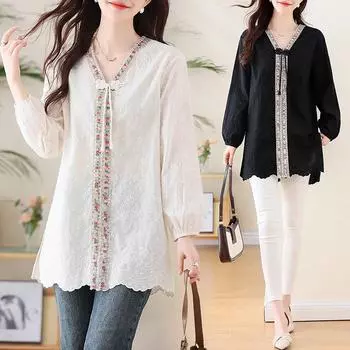 Плюс Размер Плюс Размер Женские футболки Весенняя мода Дизайн Утягивающий эффект V-образный вырез Высокое качество Одежда больших размеров XXXXXL белый