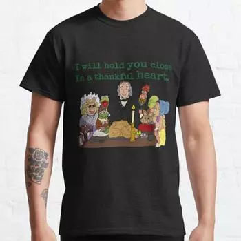 Плюс размер S-3XL Футболка с рождественским принтом Mup Pet Мужские топы Модная одежда Футболки S чёрный