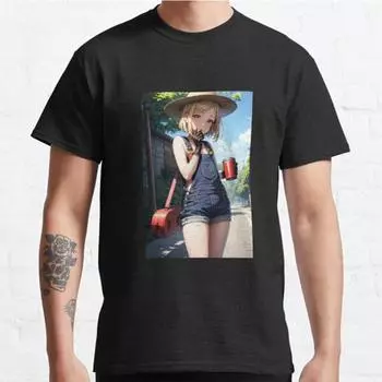 Плюс размер S-3XL Paul Bunyan Fate Grand Order Fanart Printed T-shirt Мужские топы Модная одежда Футболки S чёрный