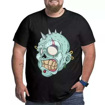 Плюс размер S-6XL для 50-135 кг Kawaii винтажная мужская футболка с принтом аниме забавная летняя повседневная футболка с короткими рукавами 4XL серый