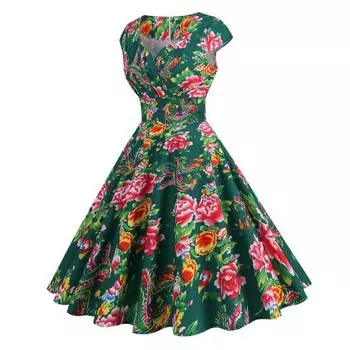 Плюс размер Ventage Большие качели Облегающее платье миди с высокой талией Красочное сзади Скрытая молния Вечернее платье миди для выпускного вечера 2XL вино красного