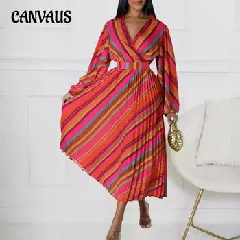 Плюс размер весенне-осеннее женское платье модное сексуальное платье с отворотом и принтом