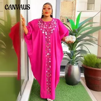 Плюс Размер Женщин Свободная Мода Новое Нестандартное Платье One size синий