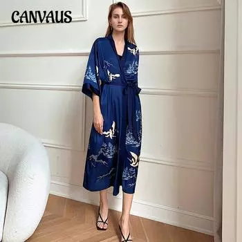 Плюс Размер Женская Летняя Тонкая Национальная Стиль Роскошная Шнуровка Пижама one size