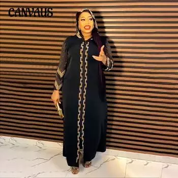 Плюс Размер Женская мода Кардиган на молнии Свободное платье с капюшоном one size чёрный