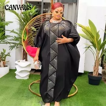 Плюс Размер Женская Мода Новое Свободное Платье one size светло-синий