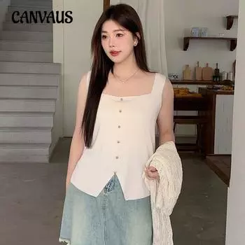 Плюс Размер Женский Маленький Аромат Квадратный Воротник С Трикотажным Жилетом Внутри XL чёрный