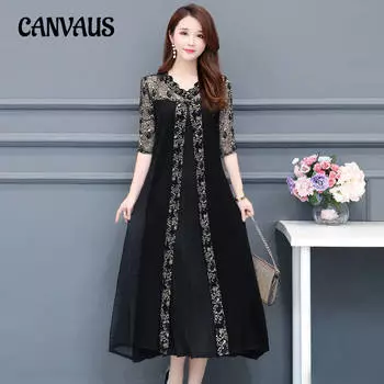 Плюс размер женское платье сетчатое модное темпераментное свободное платье с подолом