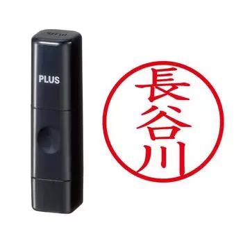 PLUS Seal Name Cube Black Hasegawa Script 58-514 IS-009NQ