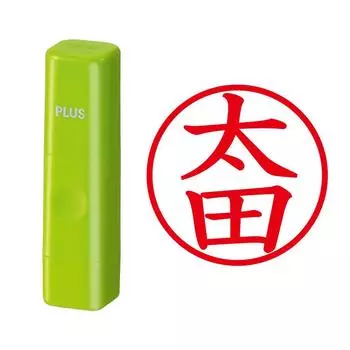 Plus Seal Name Cube Green Ota Script 60-385 IS-009NQ