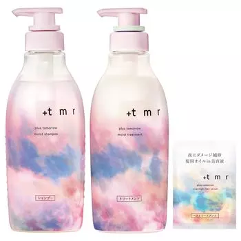 Plus Shampoo Treatment Set Bottle Bonus Protein Hair Care Damage Conditioner +tmr Tomorrow + [Moist]