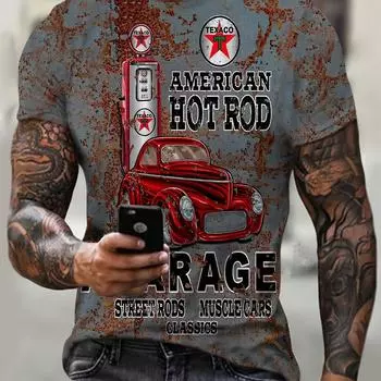 Plus Size Graphic Print T-shirt Design Short Sleeve Casual Trendy Fashion for Summer Mens Fashion Essential S