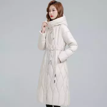 Plus Size L-7XL Oversize Winter Long Parkas for Women Overcoat 2025 Elegant Thick Warm Padded Coat Hooded Korean Style Women s Winter Jackets L