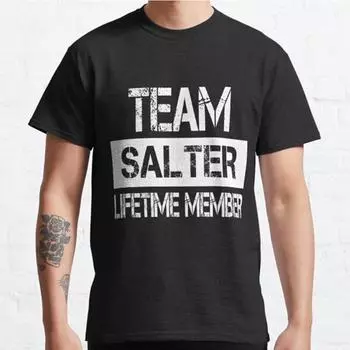 Plus Size S-3XL Salter Name Salter Lifetime Member Printed T-shirt Men s Tops Fashion Clothes Tees S чёрный