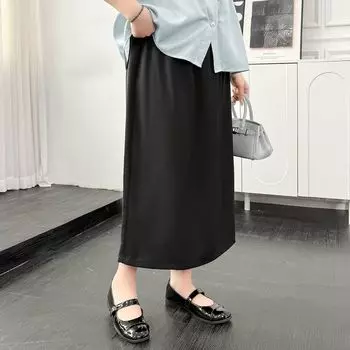 Plus Size Women s Clothing [French Shirt] Texture Contrast Color Peter Pan Collar Short Sleeve Shirt Slim Looking Belly Covering Oversized Girls Top Black-overskirt 7xl