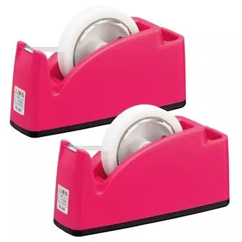 Plus Tape Cutter с карманом для ручки, розовый, набор из 2 шт. TC-201 31-2412