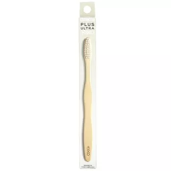 Plus Ultra, бамбуковая зубная щетка, + XO, для взрослых, мягкая, 1 зубная щетка
