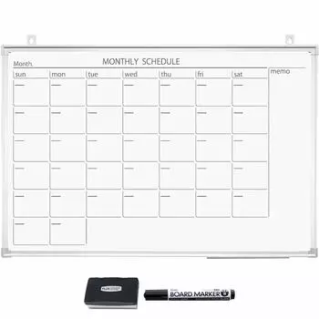 Plus Whiteboard Wall Calendar 900 x 600mm 428409 PWK-0906SSC