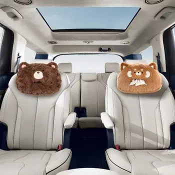 Plush Animal Tissue Box Cute Cartoon Animal Paper Storage Soft Car Tissue Box Cover Organizer For Car Home Decoration