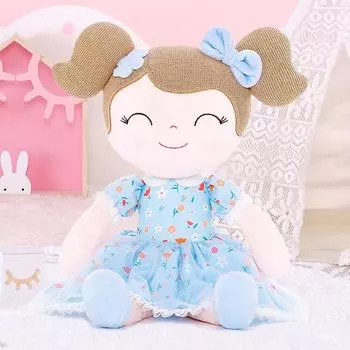 Мягкие куклы-младенцы, весенние плюшевые игрушки для девочек, подарки для девочек, идеи мягких игрушек для подарков на рождение ребенка, 30 см, синие синий