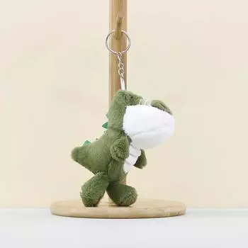 Plush Cartoon Crocodile Keychain Charm Keyring Children Bag Decoration Doll Gift