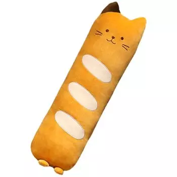 Plush Cat Body My [Stylish Soda] Pillow, Mike-kun (Cat Bread, 60cm)