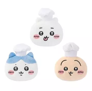 Plush Chiikawa Cartoon Pin With Restaurant Chef Hat Design For Home Gift Toy