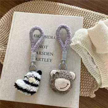 Plush Climbing Rope Pendant Fur Bear Keyring Fashion Socks Keychain Backpack Decor Style 7