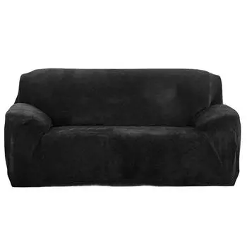 Plush Covers Sofa Velvet Easy Fit Thick Stretch Slipcover Soft Home Decoration 1 Seater