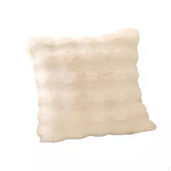 Plush Cushion Cover Case Supplies 43cmx43cm Compact Pillowslip Throw Pillow for Sofa хаки