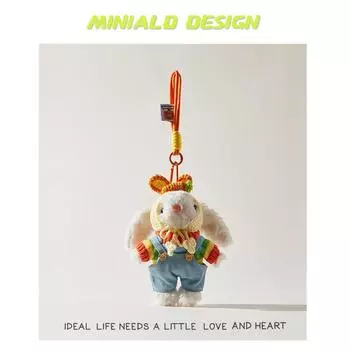Plush Cute Rabbit Doll Bag Pendant Bag Pendant Cartoon Cute Doll Girlfriend