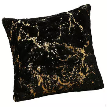 Plush Decorative Throw Pillow Cover Case Modern Square Cushion Pillowcase for Bedroom