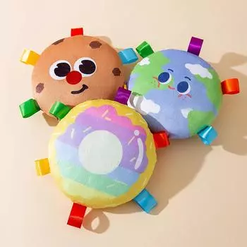 Plush Dog Vocal Toy Ball Funny Interactive Pet Toys with Bells Cleaning Tooth Chew Toy for Small Large Dogs Cats Puppy Products