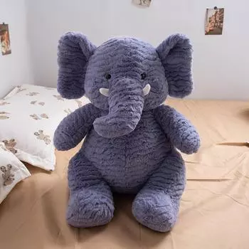 Plush Doll Elephant Children Cuddle Sleeping Doll Bed Big Throw Pillow Cute Baby Elephant Rag Doll Gift 30cm