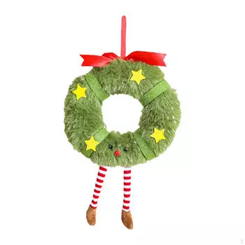 Плюшевая кукла, подвесное украшение для рождественской елки, рождественская подвеска, мягкий материал, 15x22 см, фестиваль