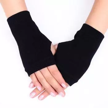 Plush Fingerless Gloves Winter Warm mittens Soft Warm Half Finger Flip Gloves Outdoor Thick Cold Protection Gloves Write Gloves One Size