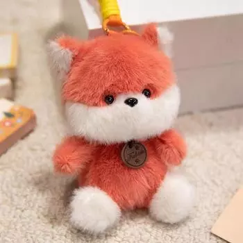 Plush Keychain Cute Pendant With Capybara Penguin Raccoon Panda Design Shaped StyleA